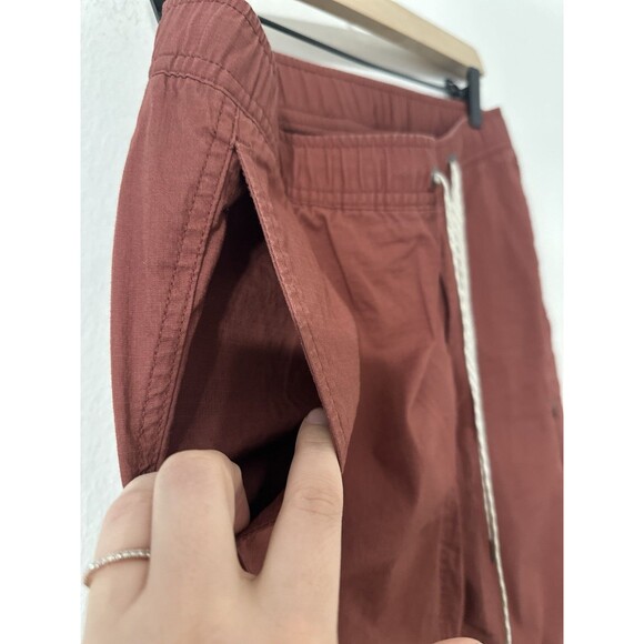 Vuori Men’s Ripstop Climber Drawstring Pants Med Terra Orange Pockets Outdoors - Picture 5 of 9